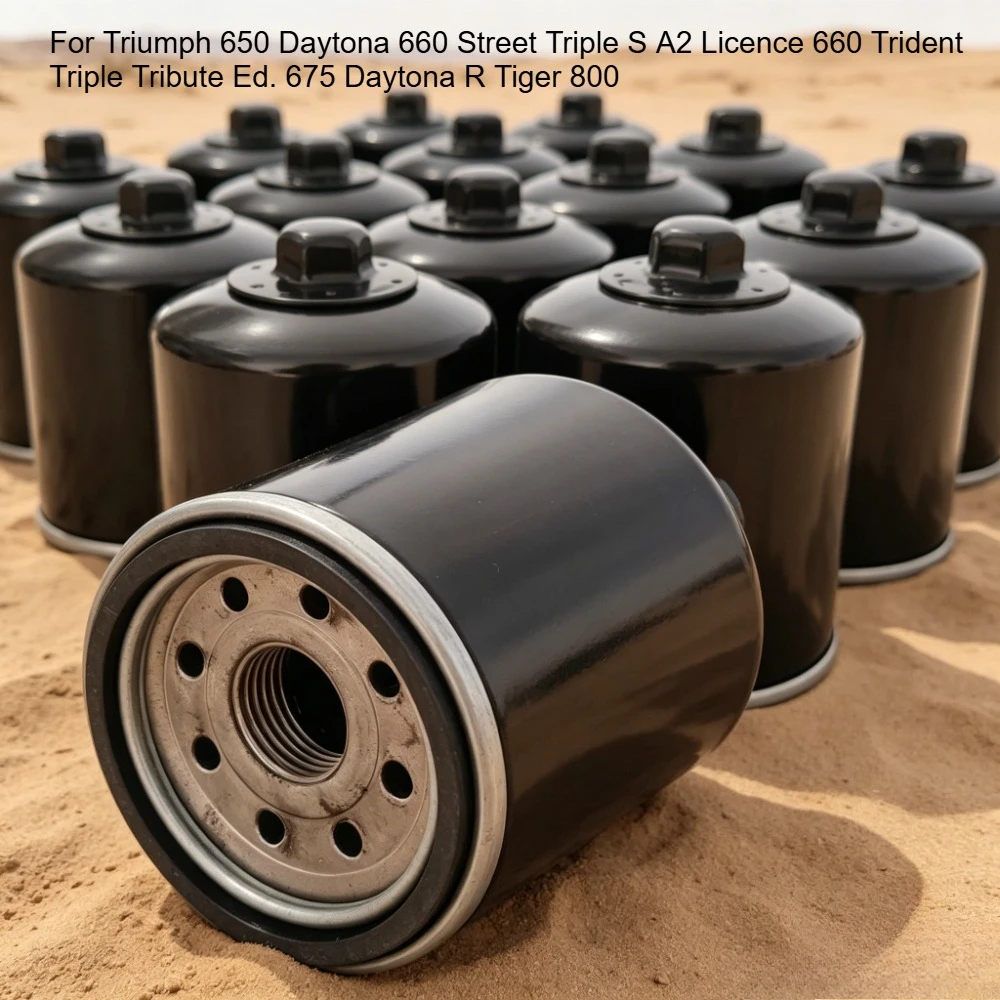 

1/2/4pc Oil Filter For Triumph 650 Daytona 660 Street Triple S A2 Licence 660 Trident Triple Tribute Ed. 675 Daytona R Tiger 800