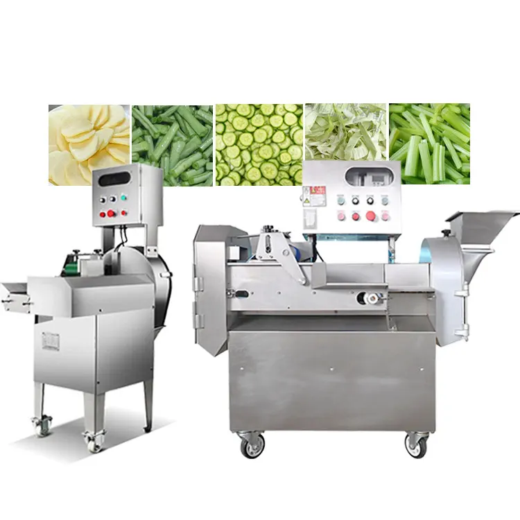 

Automatic Dual Head Vegetable Cutting Machine for Fresh Leaf Root Vegetables All Cuts Supported