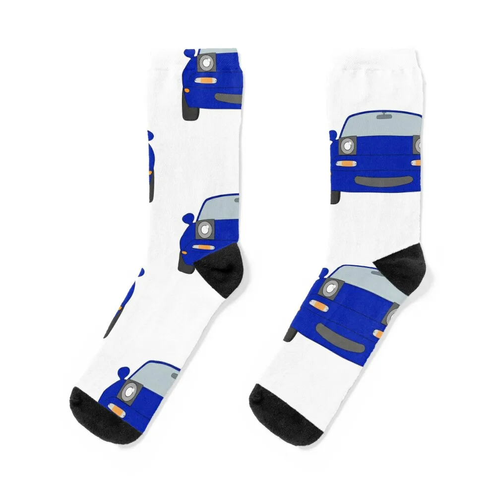 

BLUE MX5 MIATA NA Socks golf professional running short snow Men Socks Women's
