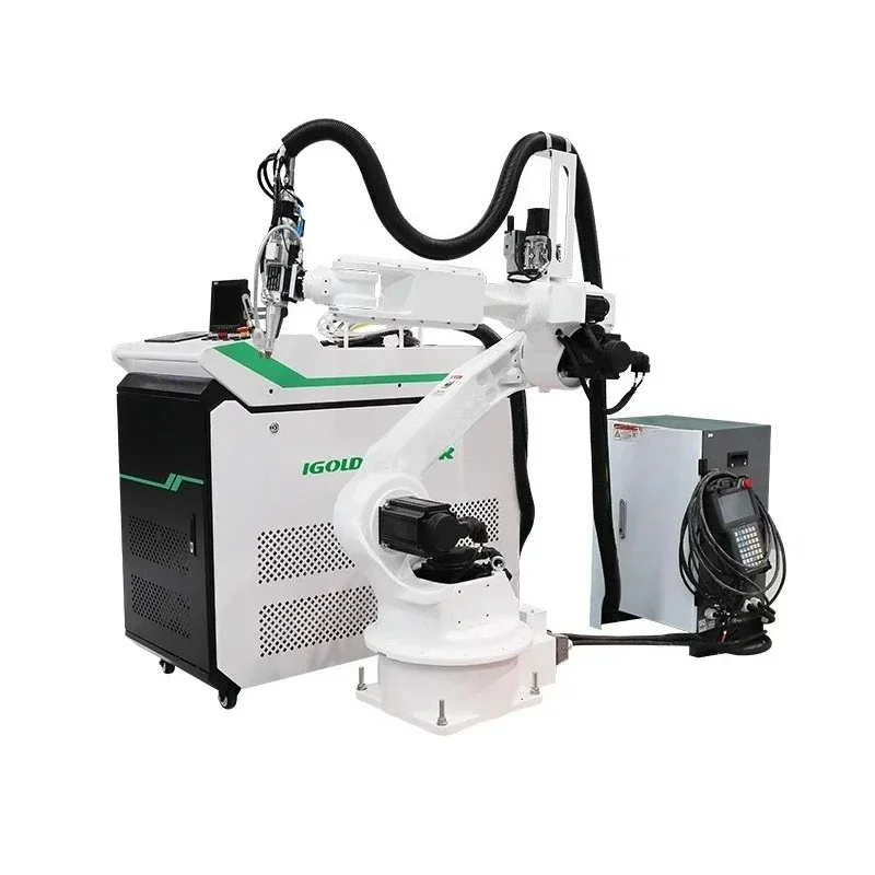 6 axis robot  weld metal machine fiber  welding machine for  lab