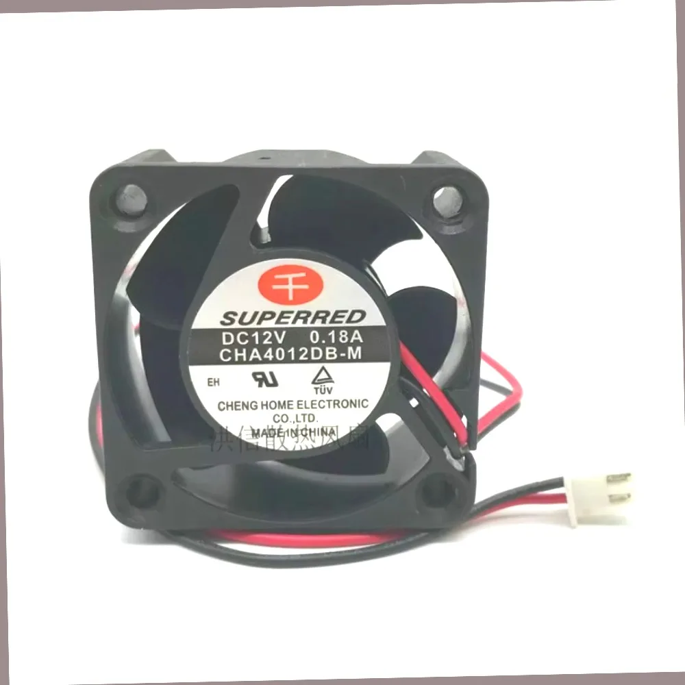 Superred CHA4012DB-M DC 12V 0.18A 40x40x20mm 2-Wire Cooling FanIndustrial Equipment Ventilation