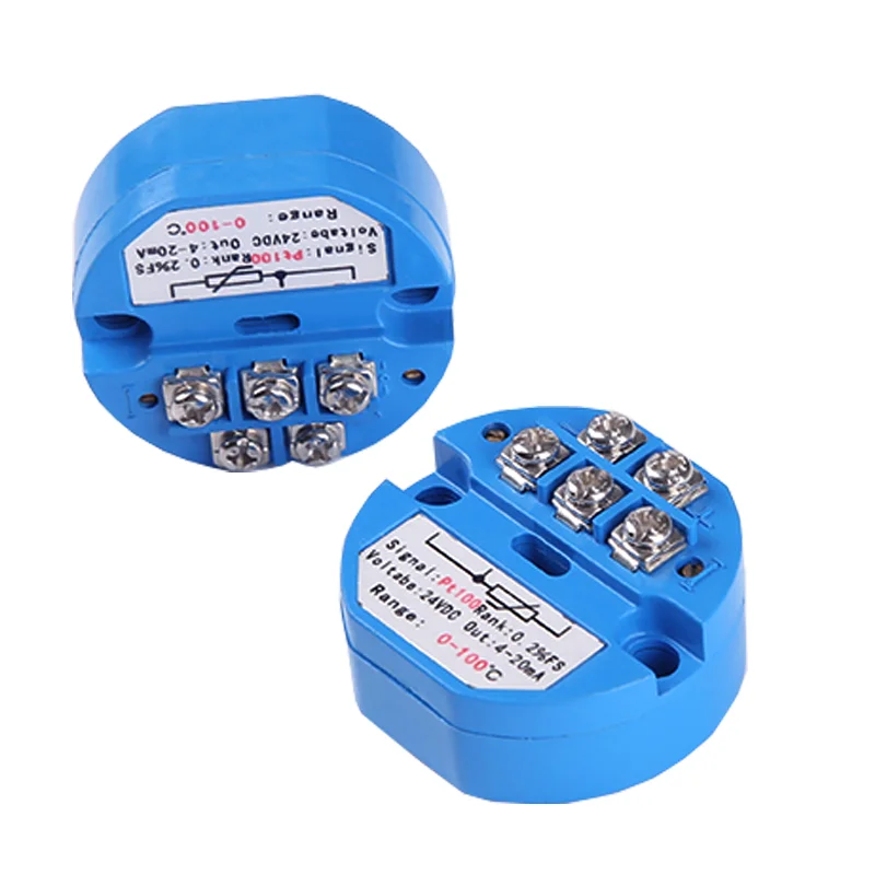 

Thermal Resistance Pt100 Pt1000 0-200°C 0-600°C Temperature Sensor Module 0-10V High Precision 0.5%FS Temperature Transmitter