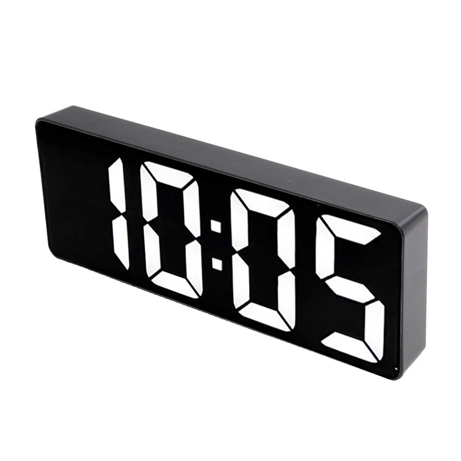 Clear Font Bedroom Clock Desk Alarm Clock Exquisite Home Decor Clock Workday Alarm Modes Adjustable Brightness