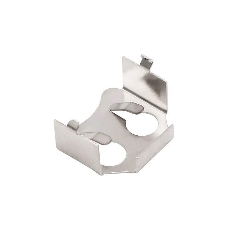 Stainless Steel Nickel Plated LR44, AG13 Battery Clip Retainer THM Holder for 11.6mm Cell P/N 2997