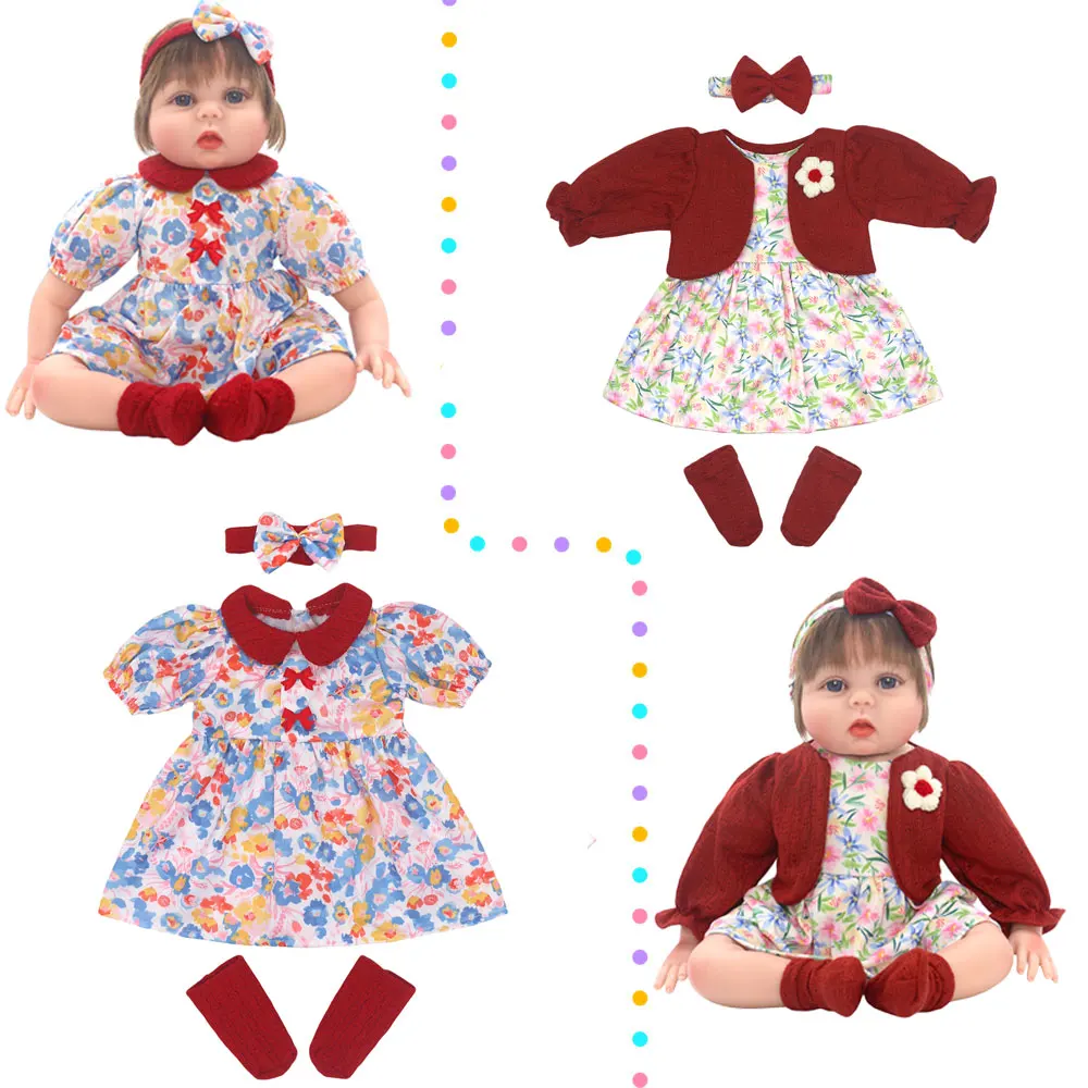 2025 New Lovely  Jumpsuits For 20-22 Inch Baby Reborn Doll 50-55cm Doll Clothes And Accessories