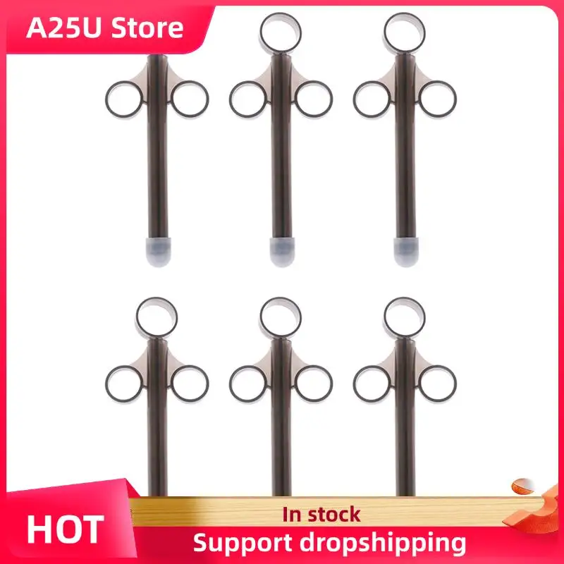 A25U 6X الشخصية الشرج زيوت التشحيم التشحيم قاذفة مطلق النار حاقن قضيب حقنة كبيرة سوداء