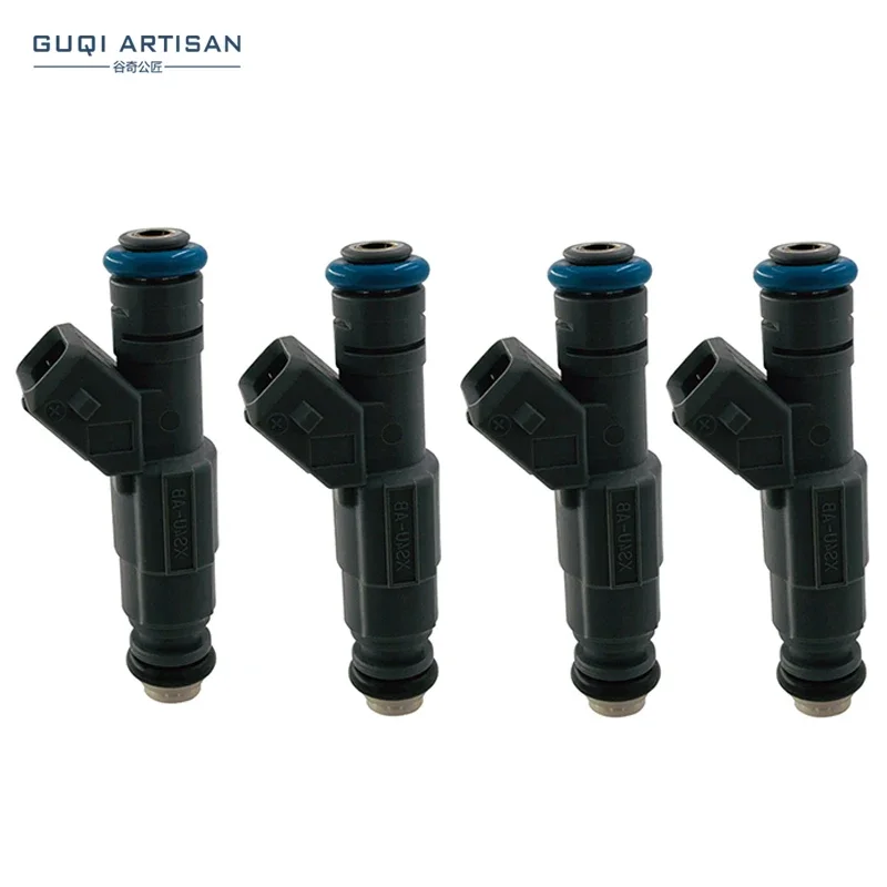 Set of 4 Fuel Injectors 4 Hole 0280155887 0280155703 For Cherokee Wrangler For 1999-2004 Ford Mercury 2.0L 4CYL