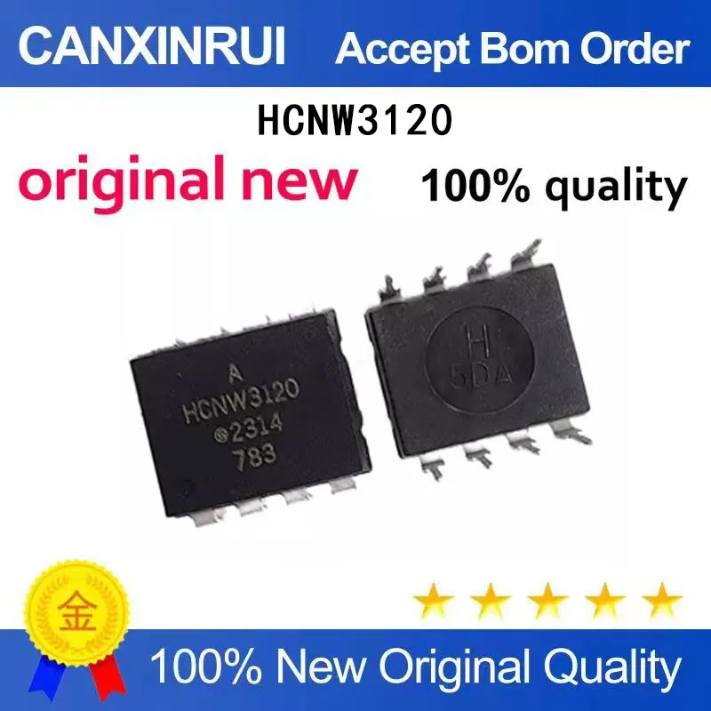 (5-100 Pieces)HCNW3120 Surface mount DIP8 SOP8 Optocoupler Optocoupler Chip, brand new in stock