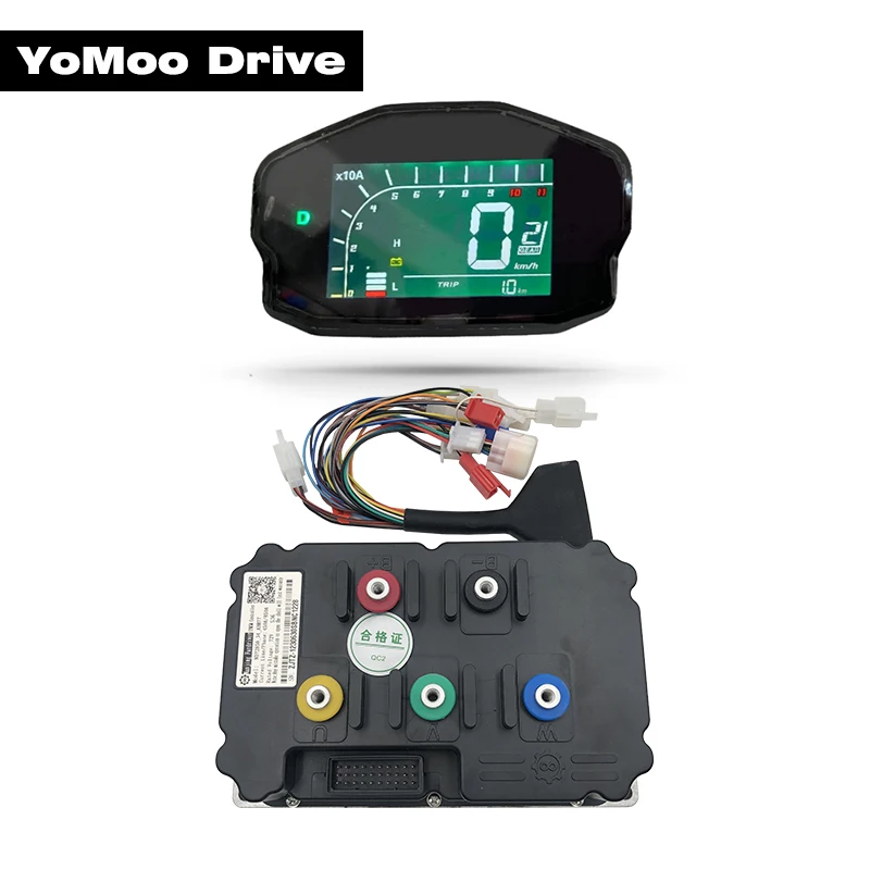 

FarDriver ND84850 84V DC 450A 8000W BLDC PMSM Sine Wave Hall Controller with DKD Display For Electric Motorcycle