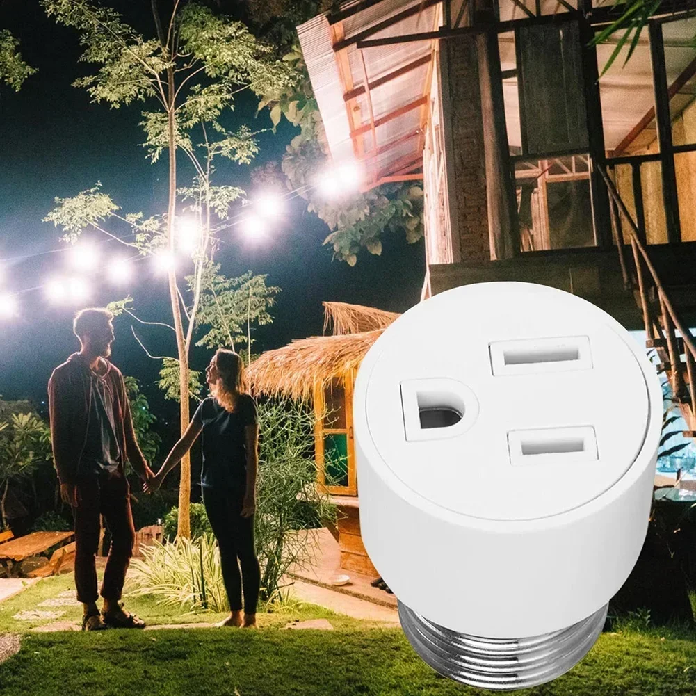 

Convenient Lighting Accessories Lighting Parts E26 Bulb Socket Adapter Light Socket Light Bulb Socket 0-125V 165 ° C