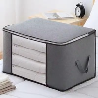 Large Storage Bag Foldable Dustproof Storage Bag Non-woven Fabric Blanket Storage Bag Used for Storing Blankets and Home Storage