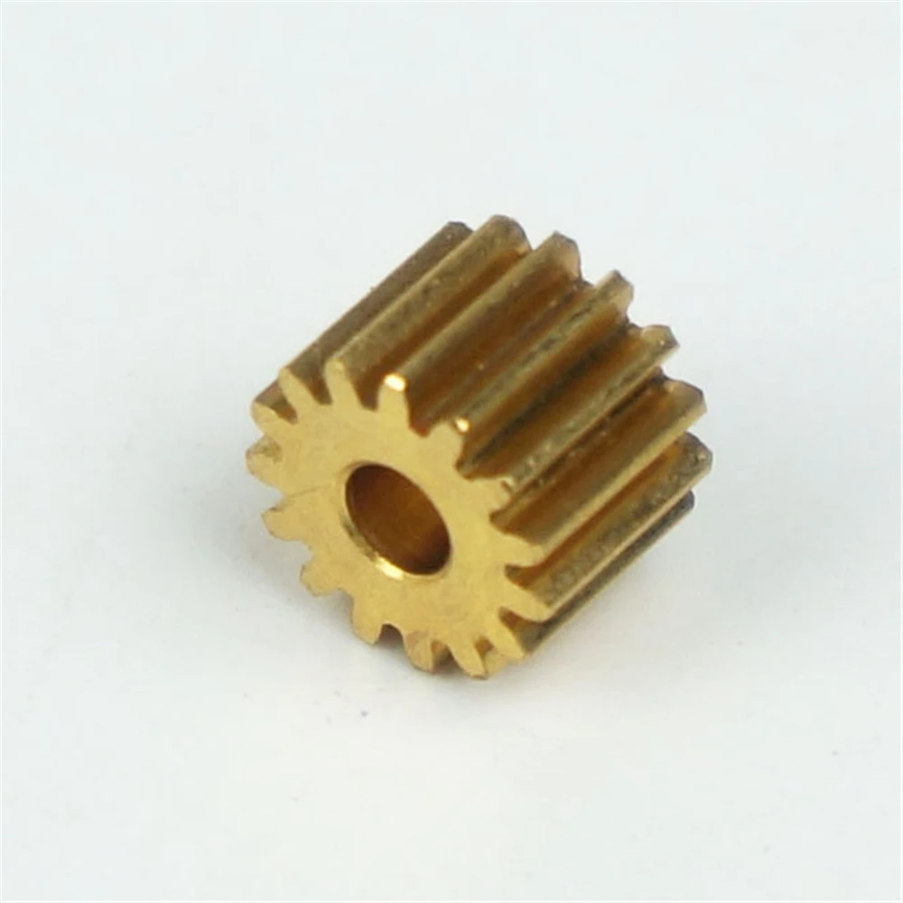 RC Model Metal Pinion 0.5M 2mm DIY Ship Truck Aircraft 8T 9T 10T 11T 12T 13T 14T 15T Cylindrical Straight Teeth Gear