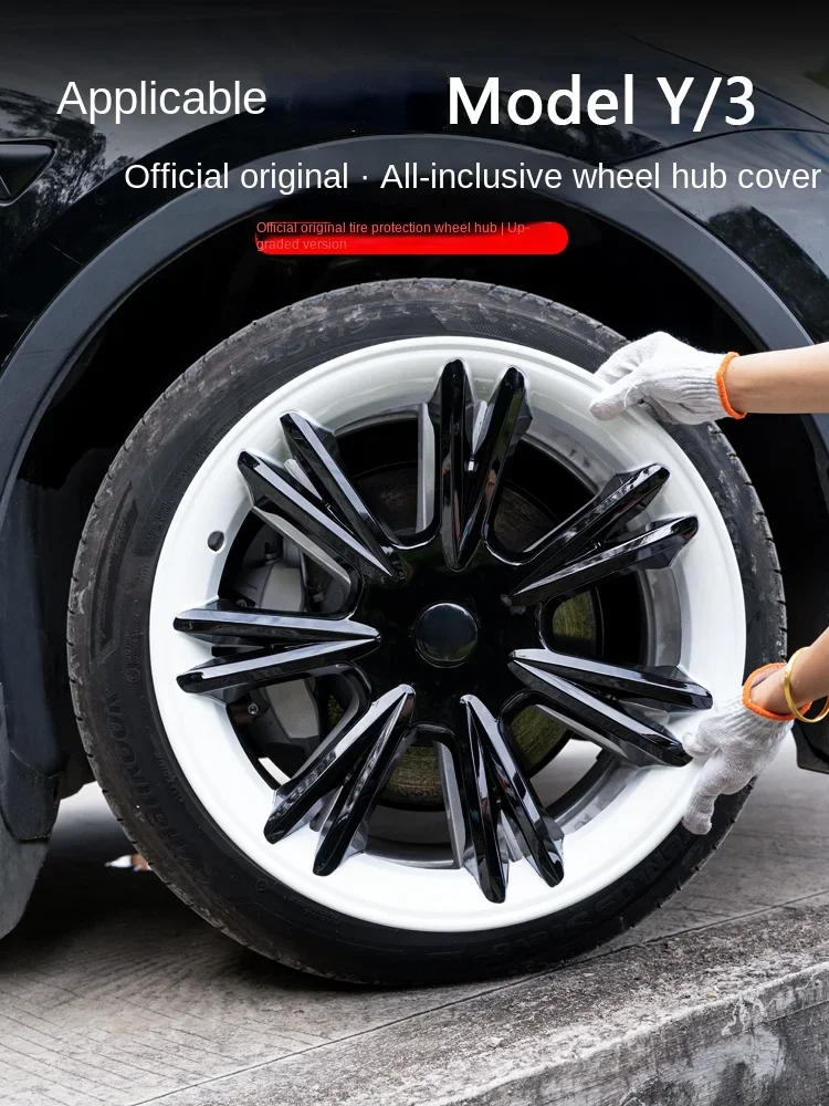 

for Model3/Y New Version Wheel Hub Cover Protective Cover All-Inclusive Original 19-Inch Rim Modification Accessories