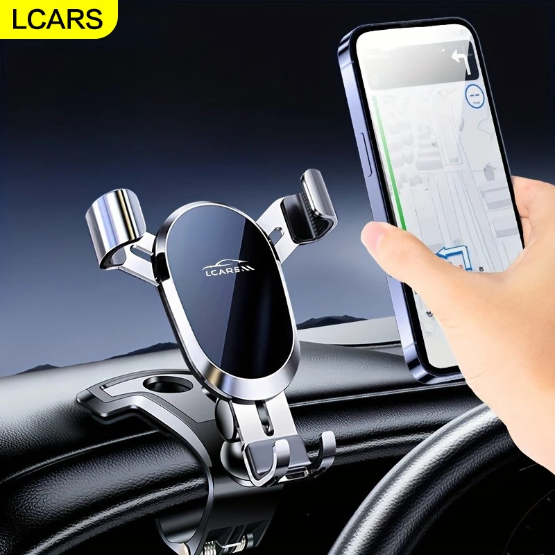 Lcars Handyhalterung fürs Auto, Multifunktionaler Halter für das Armaturenbrett, Spezieller Anti-Shake-Stützständer für Handy-Navigation im Auto