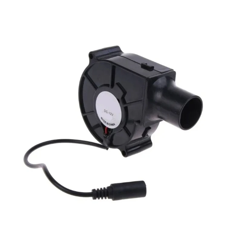 Small 12V Electric BBQ Blower Fan with Variable Speed Controllers Barbecue Cooking Fan Air Blower for Camping 87HA
