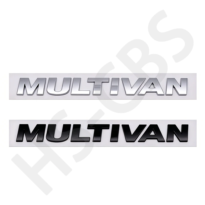 1 pièce Lettres ABS MULTIVAN, Autocollant de badge pour garde-boue de voiture, Emblème Multivan, Logo, Accessoires de style automobile
