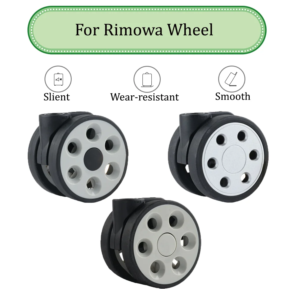 

Suitable For Rimowa Trolley Luggage mute wheel Universal Wheels Sliding Casters Replacement Repair Wear-Resistant Pulley