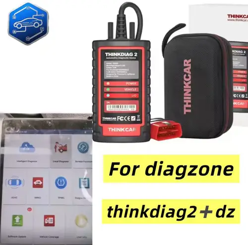 Imagen 2 del producto Thinkdiag2 con suscripción activa Diagzone, herramienta de diagnóstico de todos los sistemas, compatible con protocolos CAN FD Thinkcar Thinkdiag2 para DZ
