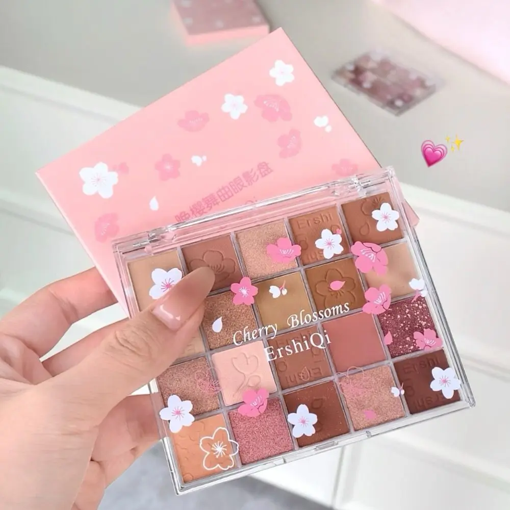 新しい 20 色のアイシャドウパレットマット長期的なアイメイクアップパレット光沢のある多機能アイシャドウ女性