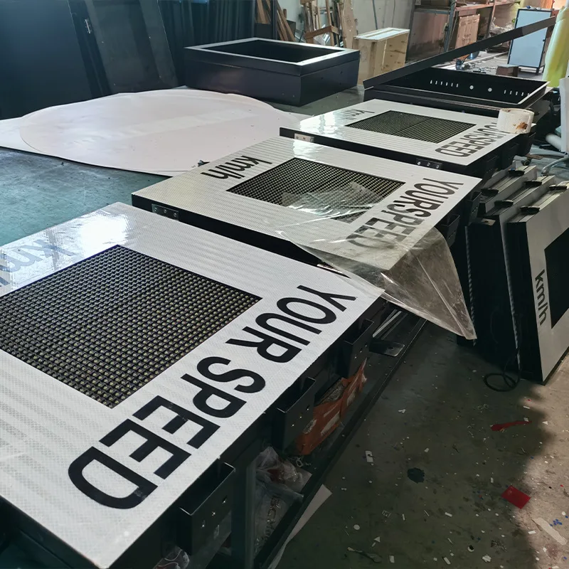 Señales de advertencia Led con pantalla de velocidad Solar de aluminio personalizadas, señal de tráfico con radar, señal de velocidad sonriente para seguridad en carretera personalizada
