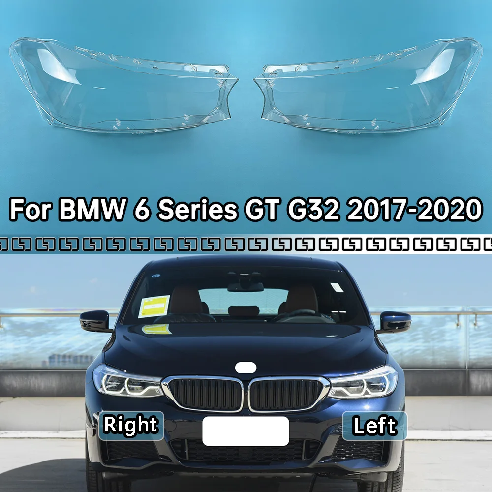 

For BMW 6 Series GT G32 2017-2020 Front Headlight Clear Lens Cover Clear Headlamp Shell Headlight Cover ransparent Lampshade
