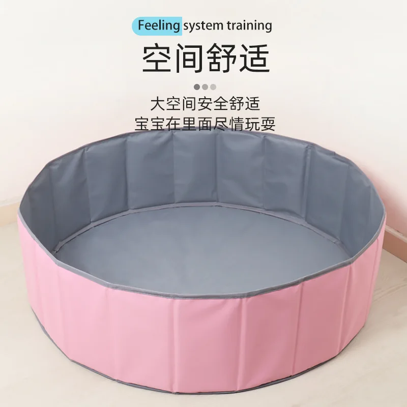 Indoor Children's Game Fence Ball Pool Baby Toy Baby Folding Game Fence Seaside Beach Garden Play Water Fun Toys Inflate Lounge