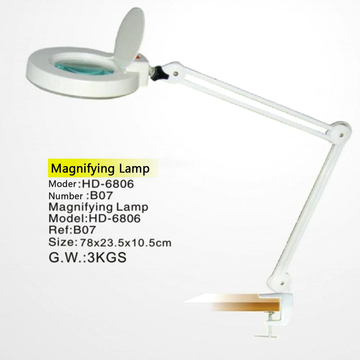 10X Magnifying Glass with Light Stand 3in1 Adjustable Swing Arm Magnifying Floor Lamp5 Color Modes Stepless Dimmable LED Lighted