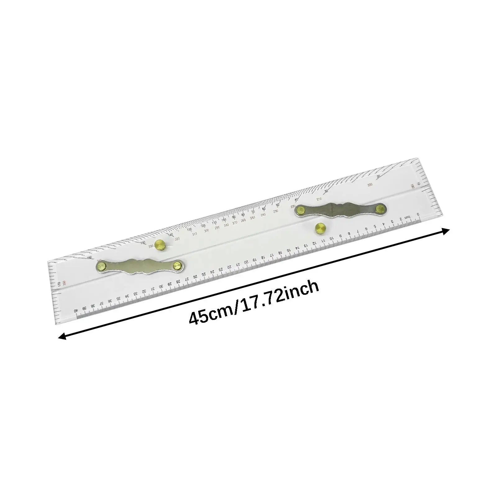 Drafting Angle Ruler Marine Parallel Chart Mapping Tool Lightweight Navigation Measuring for Boat Use