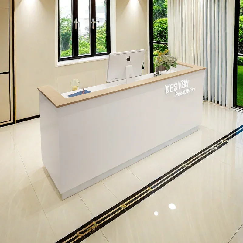 

Entrances Reception Tables Hairdressing Counter Aesthetic Salon Table Room Office Front Desk Empfangstheke Beauty Center