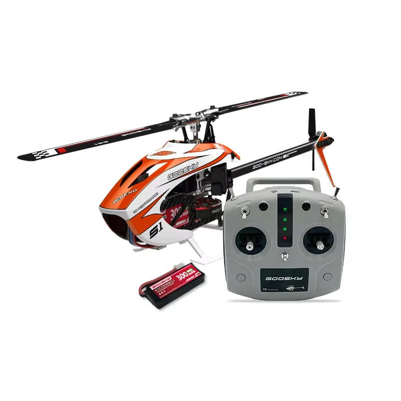 �y�Z�[�����z2025 Goosky S1 6�`�����l��3D�X�^���g�f���A���u���V���X���[�^�[RC�w���R�v�^�[