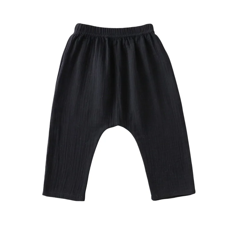 Zeebread 12M-6T Hot Selling Solid Children\'s Pants For Summer Elastic Waist Boys Girls Trousers Kids Pants Solid Baby Costume