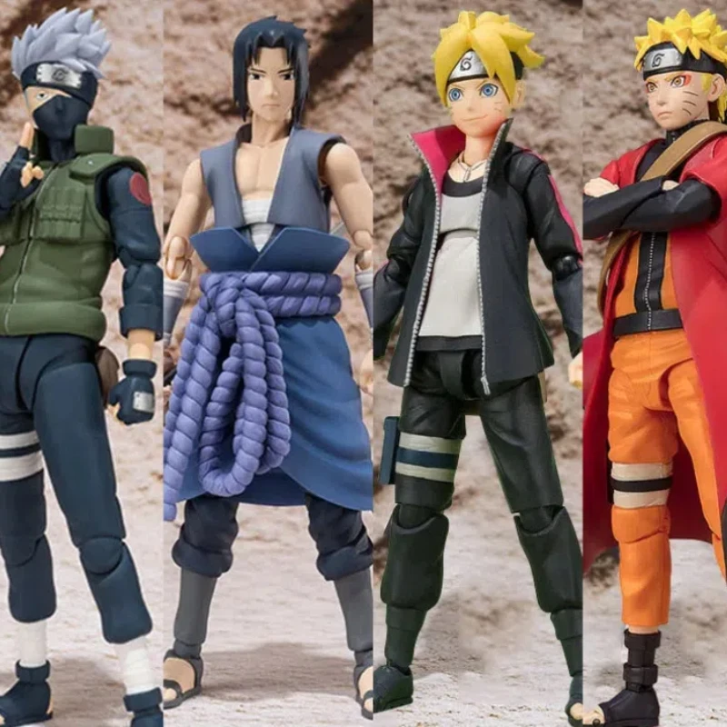 Action Anime NARUTO Gaara Kakashi Uzumaki Boruto Uchiha Madara Sasuke Model Toys for Kids Adult Home Room Car Decoration Gift