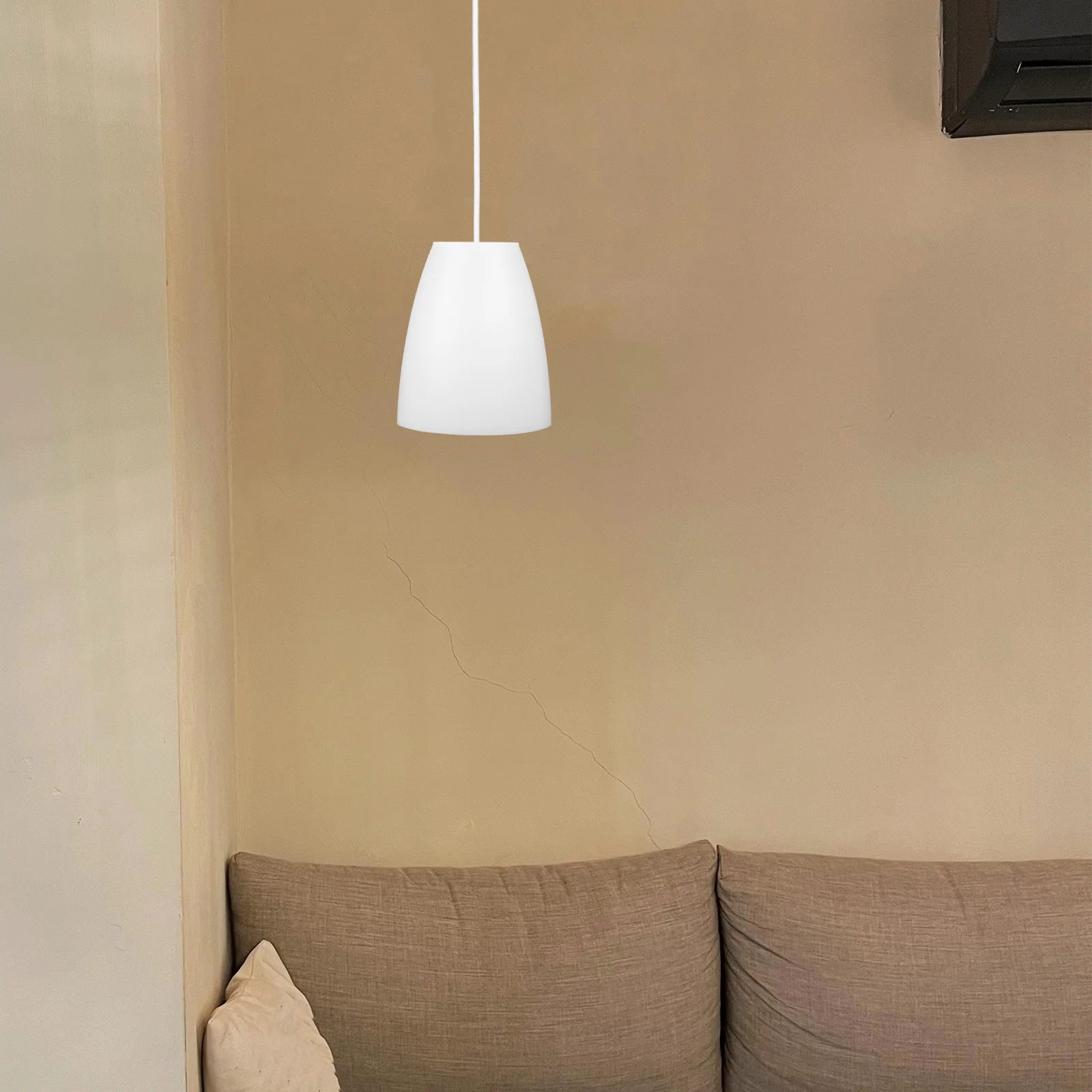 Flat Lampshade Standing Table Desk Accessory Plastic Light Cover Office Chandelier