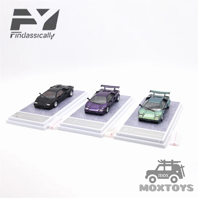 

Findclassically 1:64 Countach LP5000S Canepa зеленый/фиолетовый/черный литой автомобиль Limited799