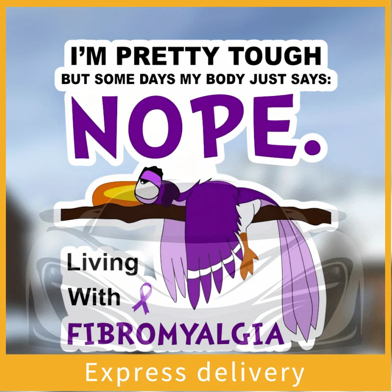 

Fibroid Awareness Stickers, Vinyl Car Laptop Wall Window Bumper Stickers