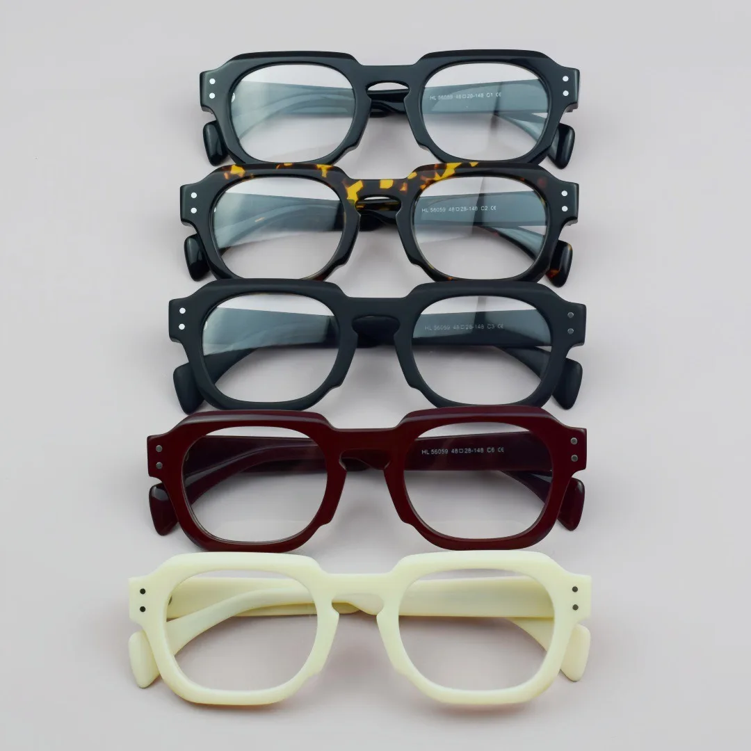 الرجعية خلات قصر النظر النظارات الإطار النساء الرجال مكافحة الأزرق وصفة طبية النظارات نظارات مخصصة-0.50 إلى-6.0