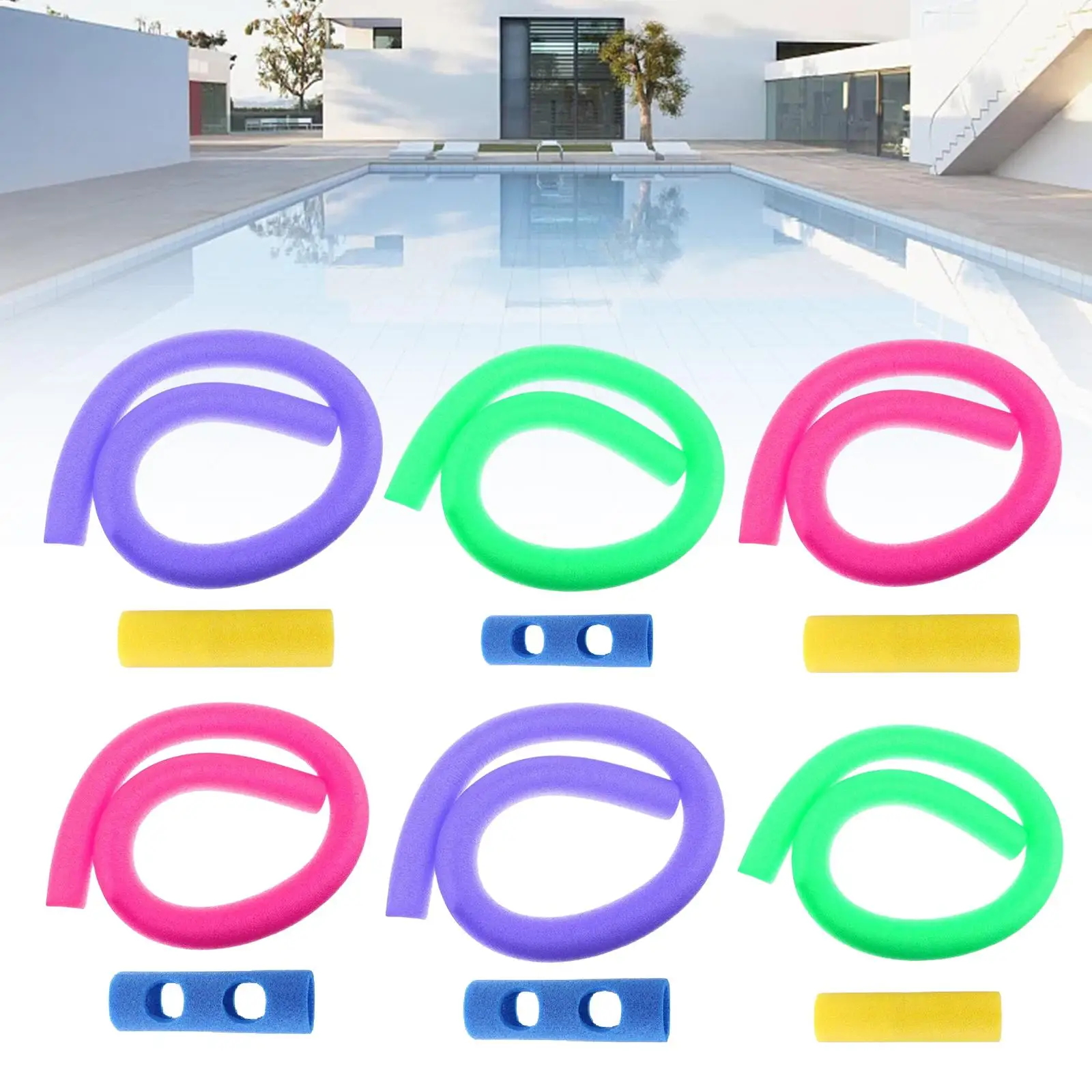 Pool Noodle Connector Training Aid Floating Bed Water Sports Accessory for Kids Inflatable Pool Mat