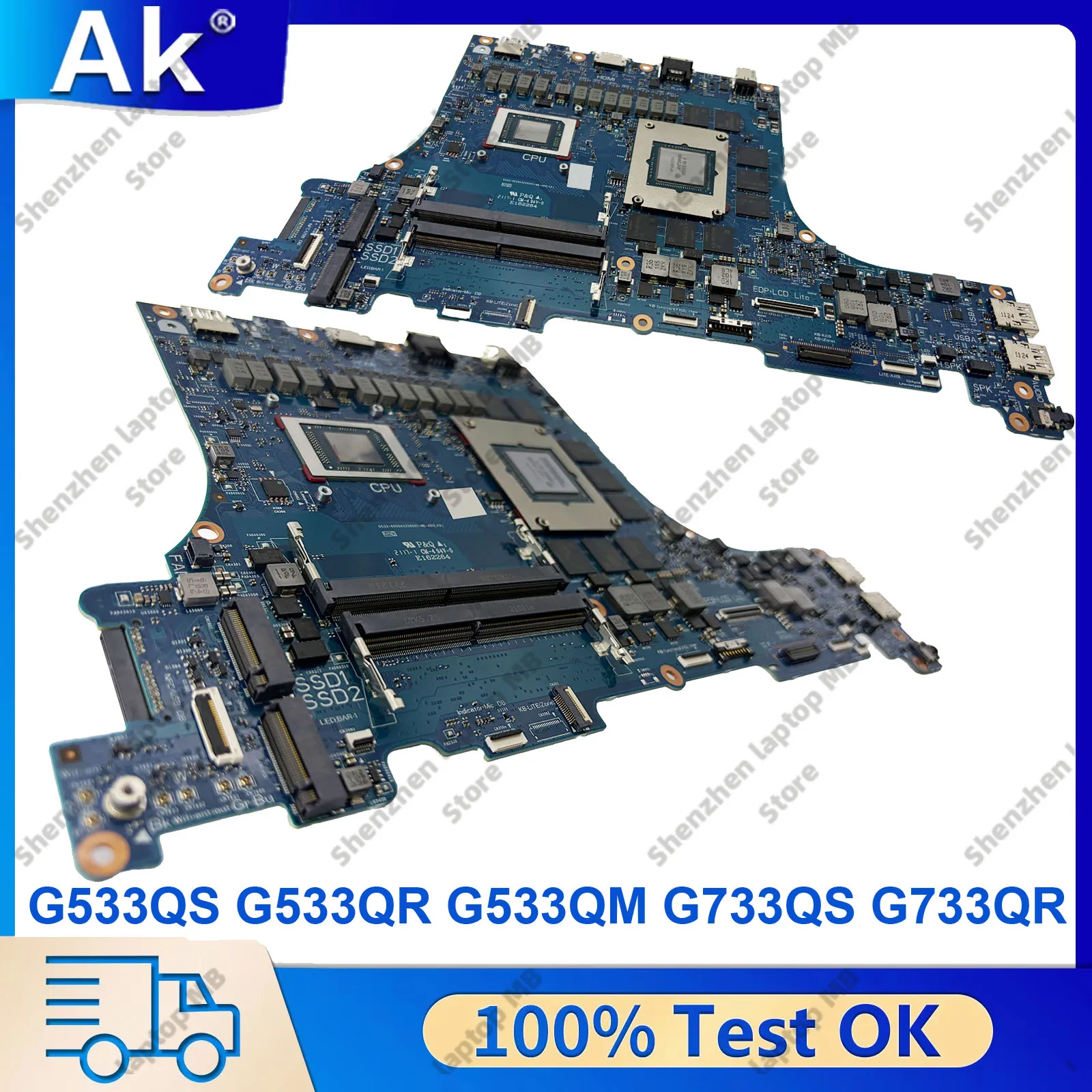 G533QS G533QR G533QM G733QS G733QR G733QM Laptop Motherboard For ASUS ROG G513QS G513QM G513Q G513QR G513IM G713IM Mainboard