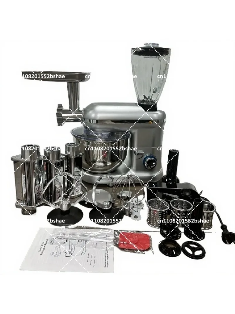 5.5L Multifunction Food Mixer, 8-in-1 Kitchen Assistant for Baking, Blending & Mixing, Powerful Motor Easy Use