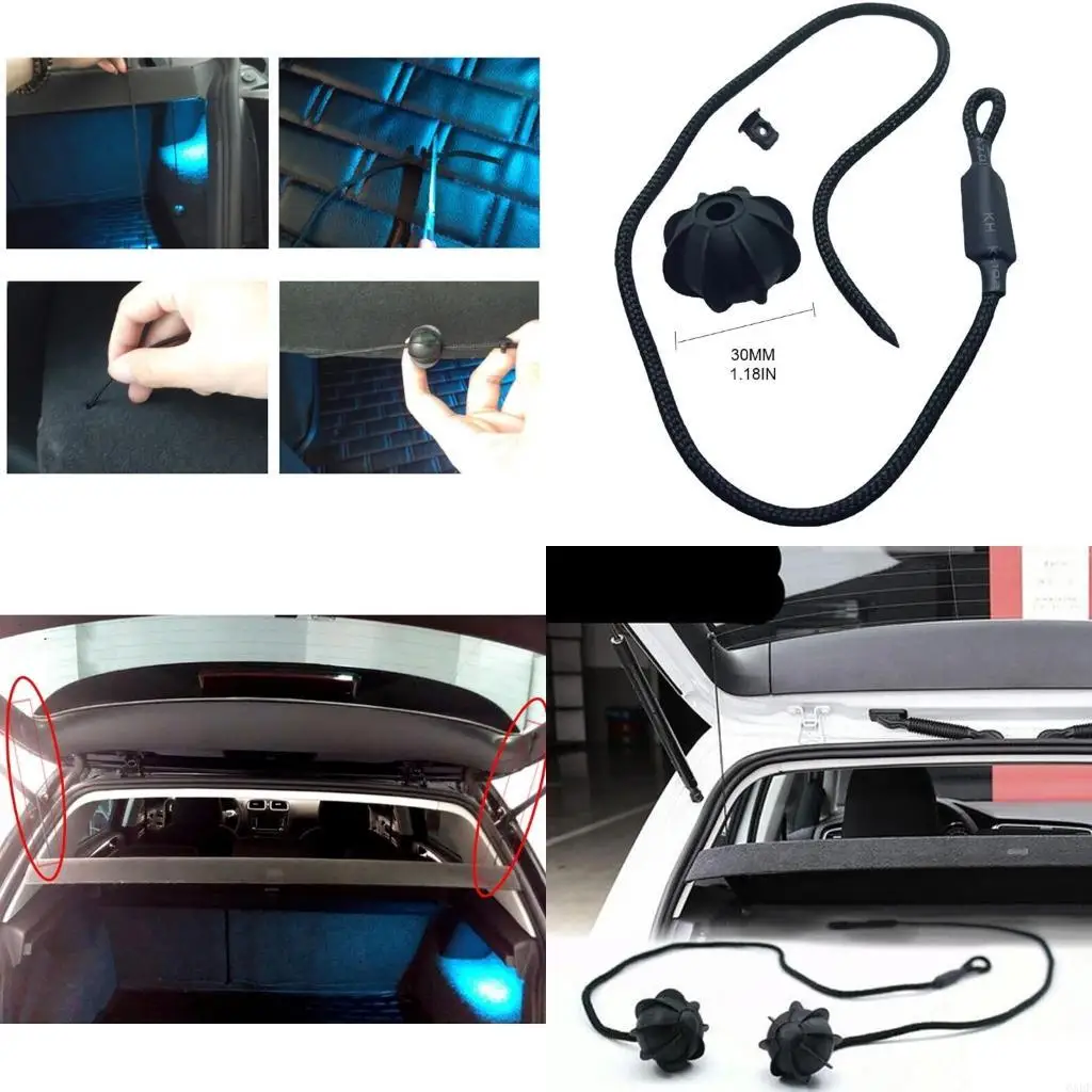 6XDF Car Hatchback Parcel Shelves String Holding Strap Regard Durable used for 6 R20