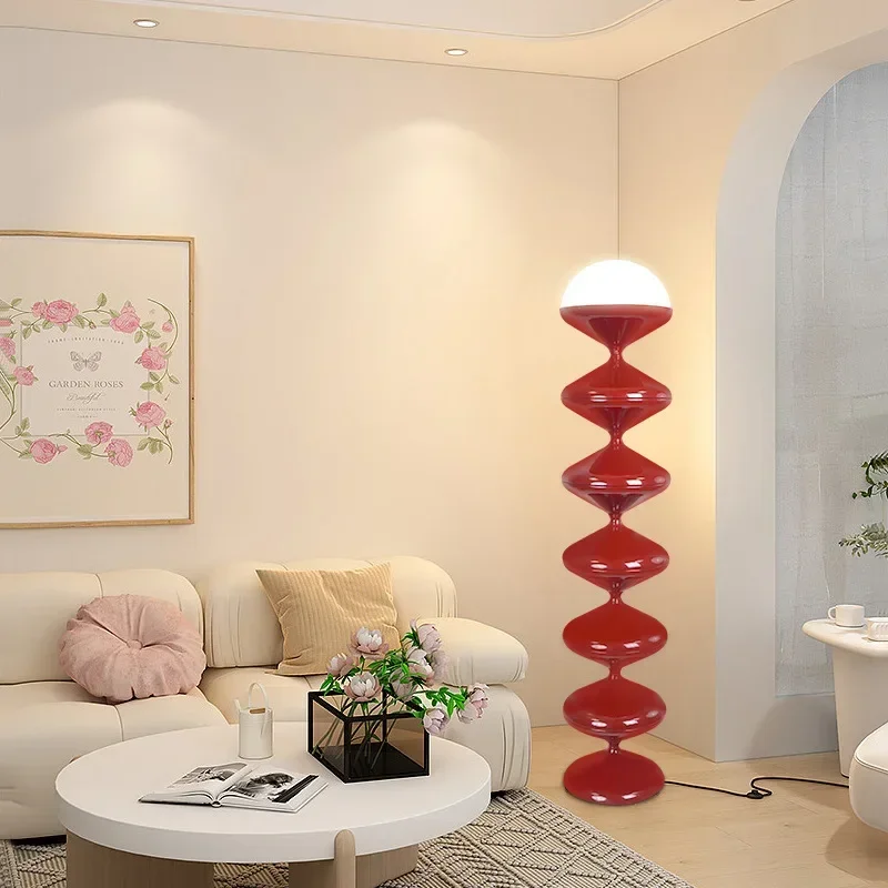 

Nordic Mid-Ancient Cream Style Gourd Floor Table Lamp Decoration Simple Living Room Bedroom Beside Sofa Corner Lamp