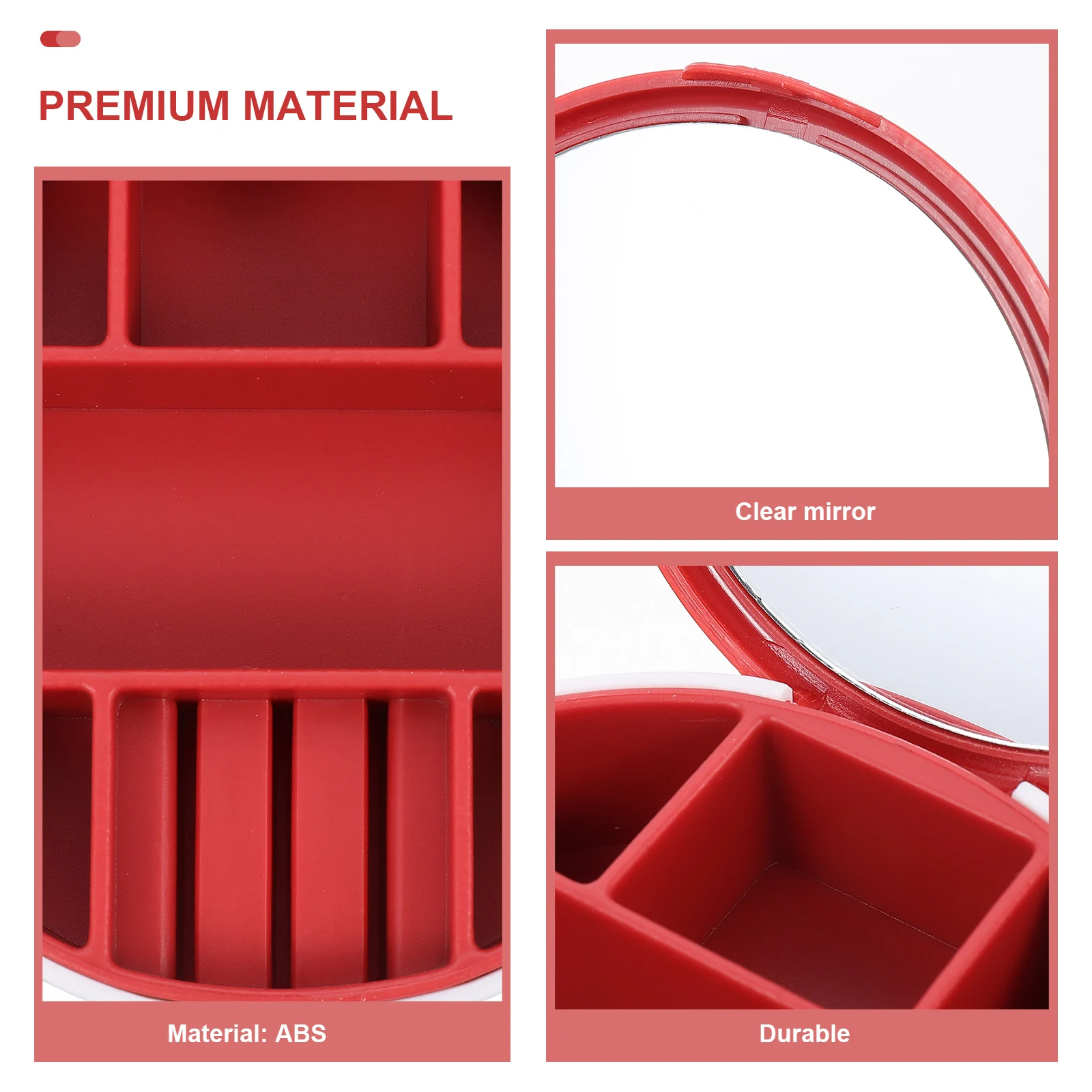 

Jewelry Box Storage ganizer Travel Cases ABS Material Dust Proof Valentine Gift Jewelry Case SmallVintage College Apartment