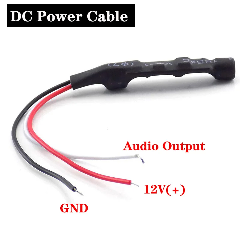 Sound Monitor Audio Pickup Device DC Power Cable Camera Micro CCTV Surveillance Mini Microphone CCTV System C6