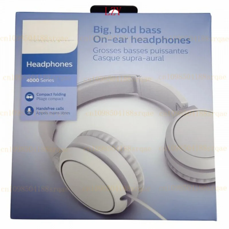 95new لسماعات الرأس فيليبس 3000 Series على الأذن TAH4105 مع ميكروفون