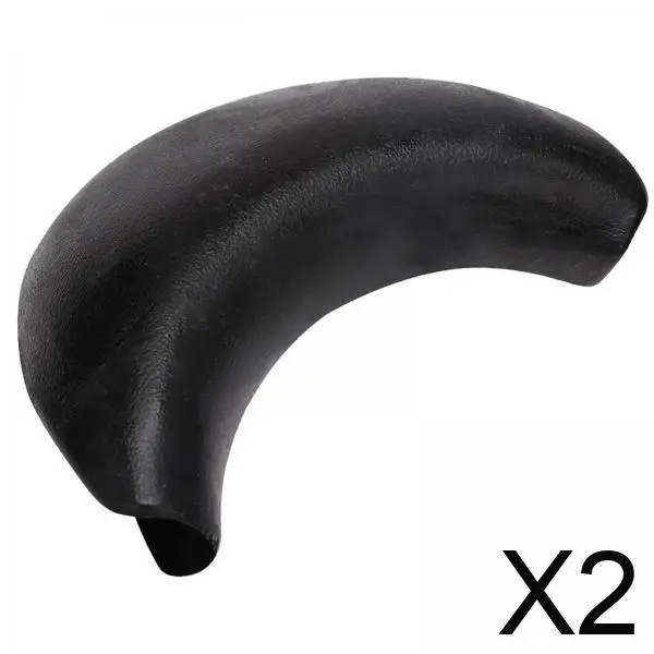 2x Bantal Sandaran Leher Salon Bantal Bak Cuci Rambut Lembut Nyaman Hitam
