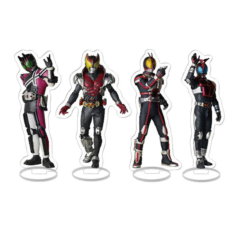 Kamen Rider Acrylic Stand Masked Rider Figures Japanese Tokusatsu Miniatures Figurines Garage Kits Model Toy GK Ornaments Decor