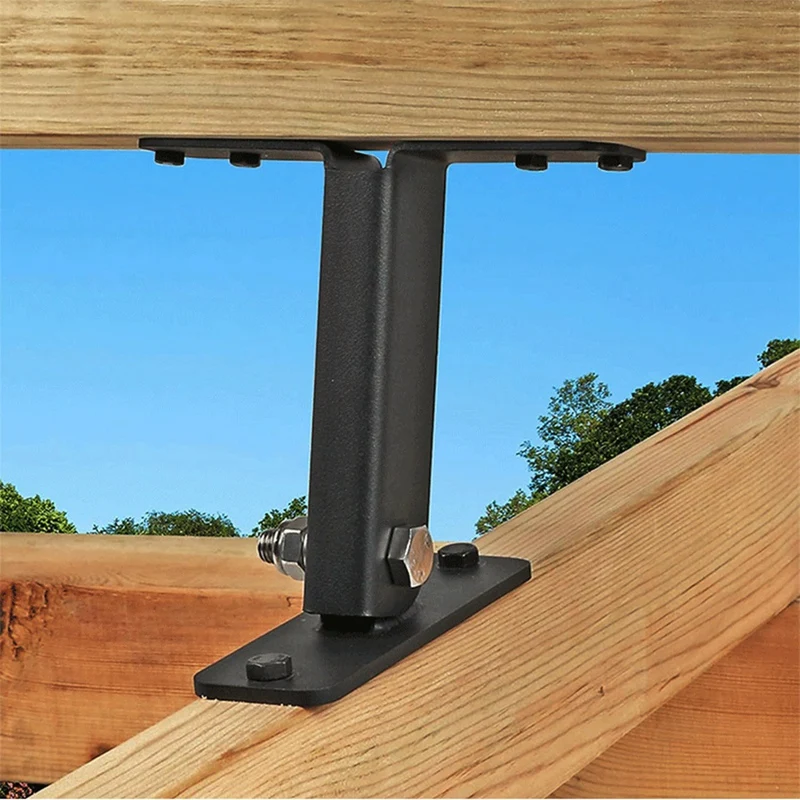 Imagem -02 - Pátio Telhado Riser Heavy Duty Pergola Suportes Kit Suportes de Viga Ajustável Aço Inoxidável 304