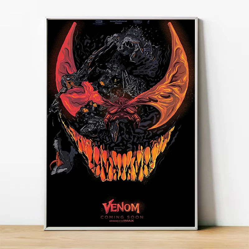 2024 Movie Poster Venom The Last Dance Poster For Home Decor Room Decoration Bedroom Stuff Decorative Paintings Vintage Wall Art