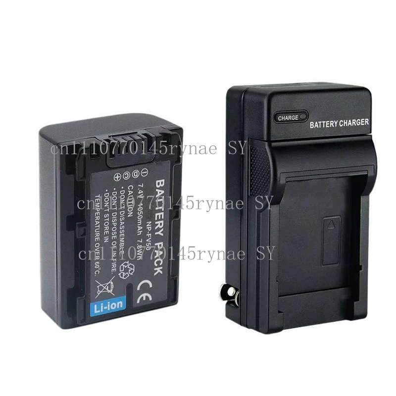 For Sony NP-FV50 Replacement Battery, Compatible with NP-FV30/40/60/70/80/90/100, Handycam HDR-CX/SR/XR/PJ/SX/HC Series Camcorde