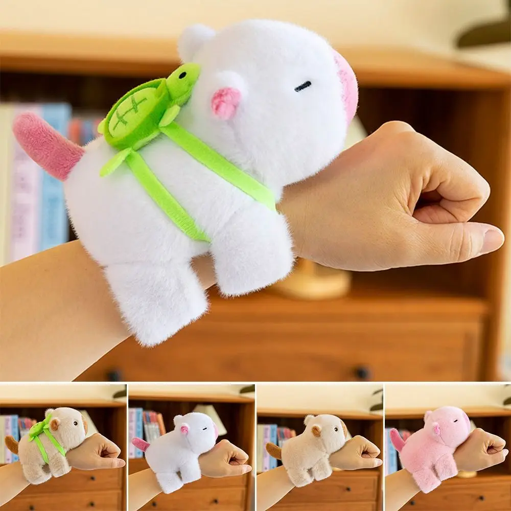 Grappige Pluche Capybara Slap Armbanden Cartoon Gevulde Poppen Capybara Slap Polsband Interactief Speelgoed voor Kinderen Gift